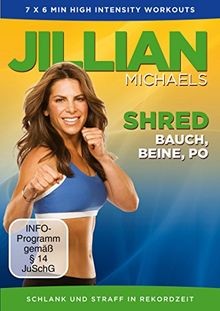 Jillian Michaels - Shred: Bauch, Beine, Po | DVD | Zustand sehr gut