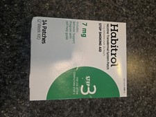 Habitrol Nicotine Transdermal Patch, Step 3, 7 mg Smoking Aid, EXP: 01/2028