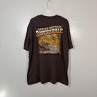 Harley Davidson Shirt Mens 2XL Brown Scottsdale Arizona Skull Graphic Dealer Tee