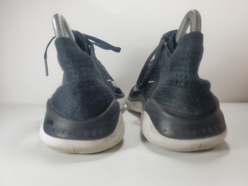 Nike Free RN Flyknit 2018 Women's Size 10 Athletic Running Shoes Black White - Picture 4 of 9