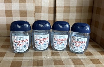 Bath & Body Works Firecracker Pop PocketBac Sanitizers Pack Of 4. New
