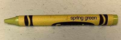 Spring Green Crayola Crayon Binney Smith Limited Edition Discontinued USA