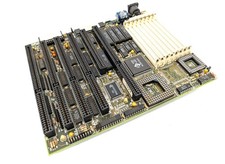 Untested Sysline 486DLC-33 Baby At Mainboard 387QFP Motherboard Rare 386DX