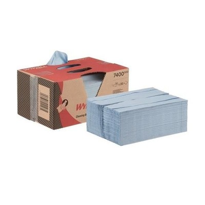 Wypall Putztuch   L20 7400 L.ca.420 mmxB.ca.330mm blau 2-lag.