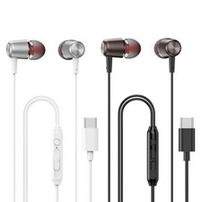 Type C Earphones Superior Sound Performances Built-in Microphone Volume Control