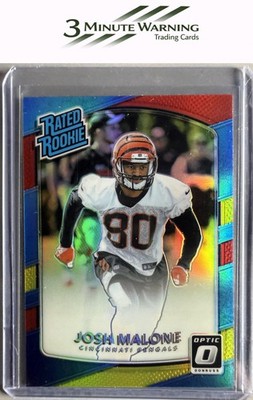 2017 Donruss Optic #171 Josh Malone Red and Yellow