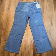Levis Bell Bottom Jeans Orange Tab Womens 38 33 Levi's Denim Vtg 70s Deadstock