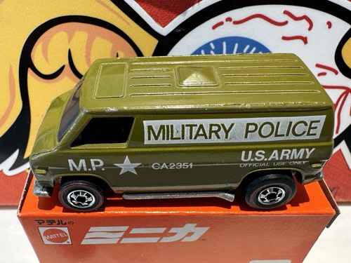 1977 Hot Wheels #22 Khaki Kooler Super Van Japan Red Box REDLINE NEAR MINT - Picture 5 of 11