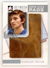 Vladislav Tretiak 2008-09 ITG Between The Pipes Super-Sized Pads Card **READ**