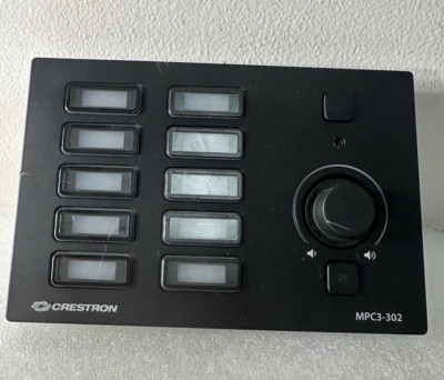 Crestron MPC3-302 AV Control System   3-Gang Mount, Fusion Compatible. USED