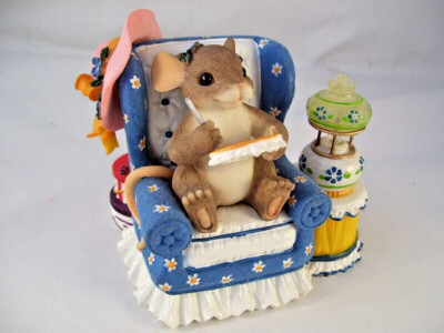 NIB Fitz & Floyd Charming Tails ''YOU'RE A STITCH'' Figurine 97/118