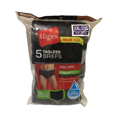 Hanes Men's 2XL 44-46