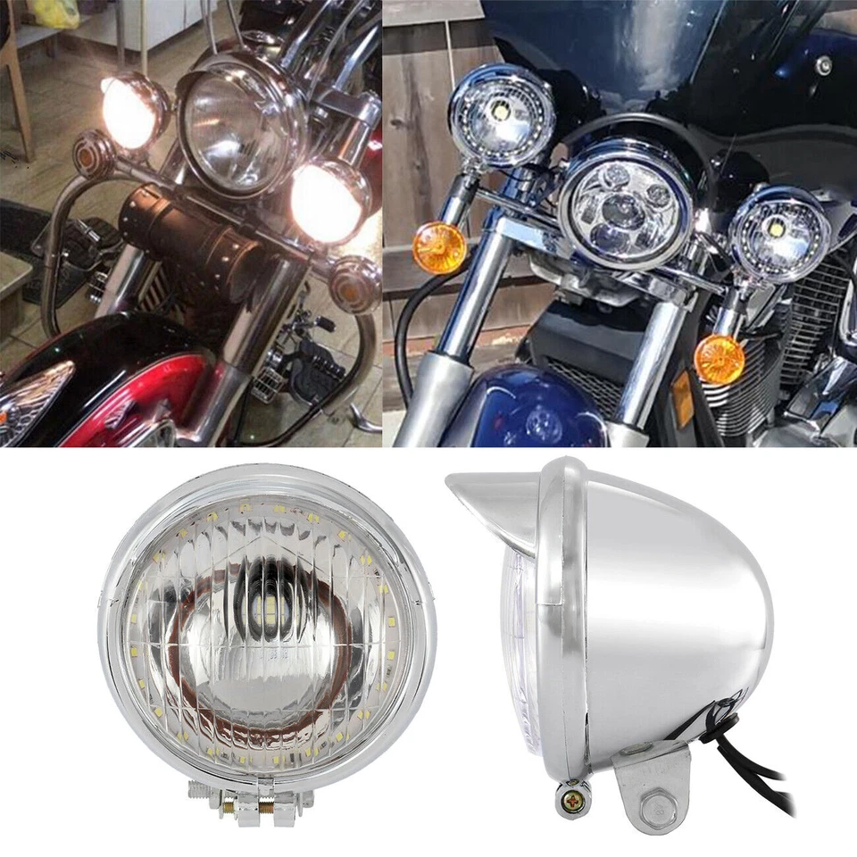 2x Faro antiniebla LED para Suzuki Intruder Volusia VS 700 1400 1500 Boulevard Foto 2 de 4