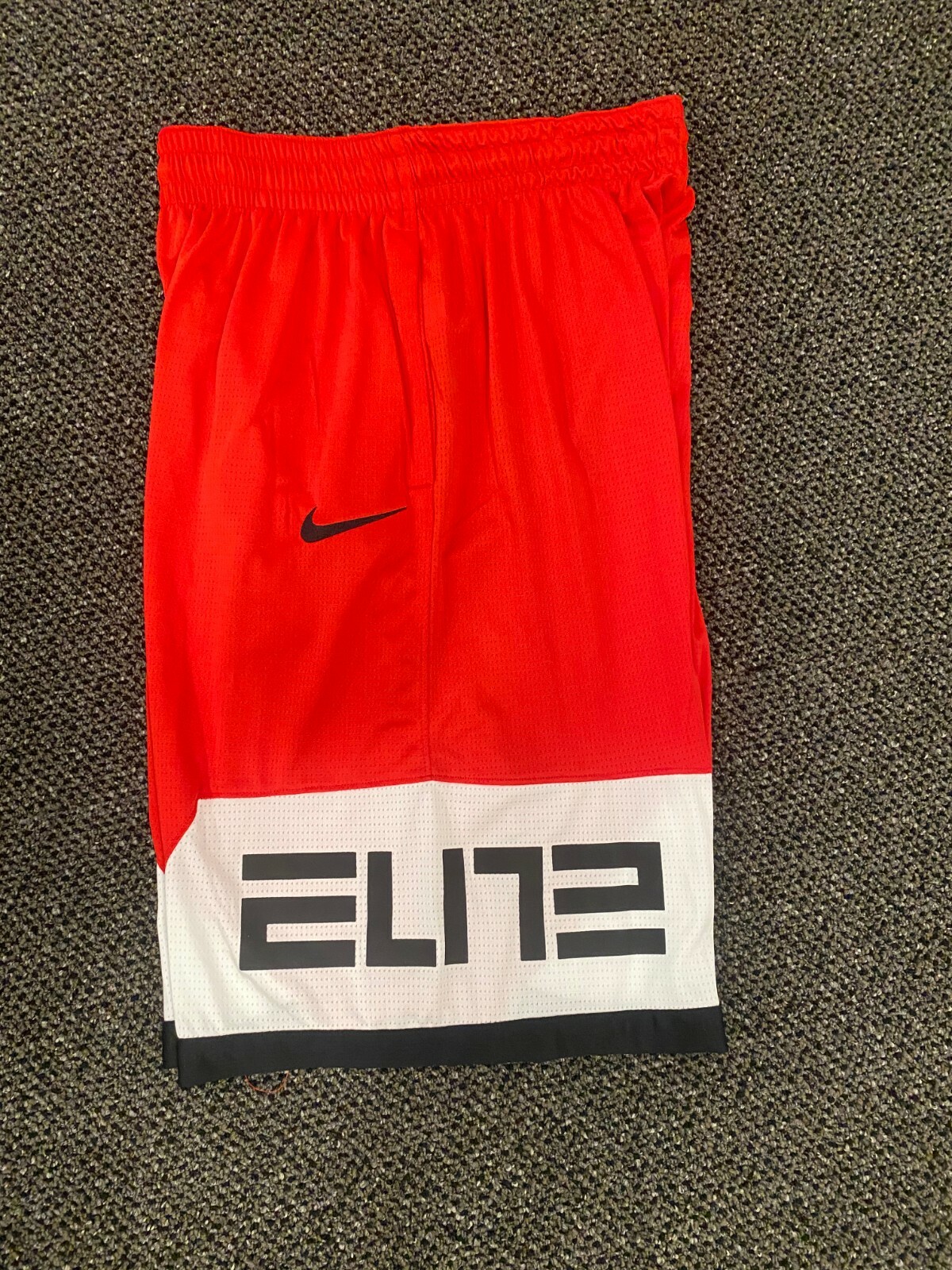 black and red nike elite shorts