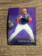 2014 Bowman Platinum Chrome Prospects Purple Refractors #BPCP57 Delino DeShields
