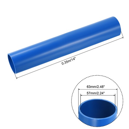 PVC-Rohr,starre Rundrohr 57mm ID 63mm OD 350mm blau,hohe Schlagfestigkeit - Bild 2 von 6