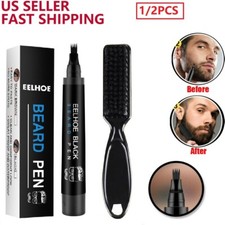 Waterproof Beard Filling Pen Kit Hair Engraving Style Eyebrow Tool Beard Pencil