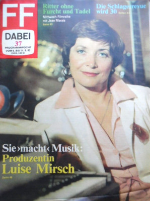 FF DABEI 37 - 1983 TV: 5.-11.9. Luise Mirsch DDR Schlagerrevue MUCK Victor Jara