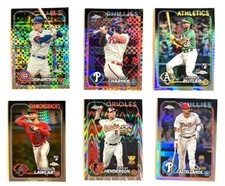 2024 Topps Chrome Refractors: PRISM - XFRACTOR - RAYWAVE - BASE  **YOU PICK**
