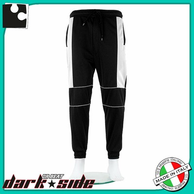 PANTALONI TUTA UOMO neri SLIM FIT con elastico in vita e alla caviglia S \u003e  XXL | eBay