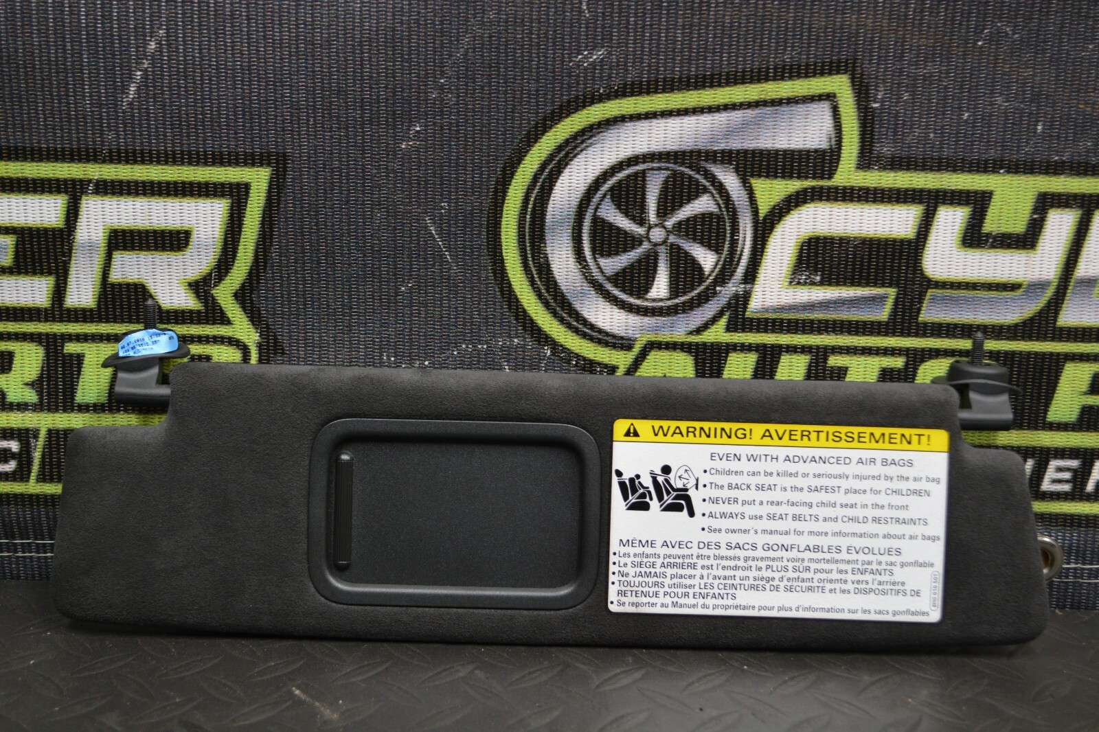 Audi R8 2018 LEFT Sun visor P/N 4S0857551C