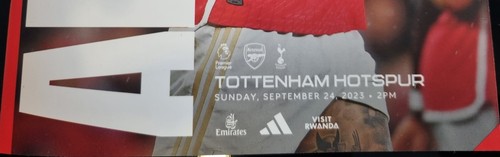 Arsenal vs Tottenham Hotspur Prem League Official Matchday Programme 24/09/23 - 第 4/7 張圖片