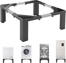 Heavy-Duty All Steel Universal Laundry Pedestal 12" Height, Full Size Washing Ma