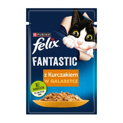 7613039786659 FELIX Fantastic with chicken in jelly wet cat food