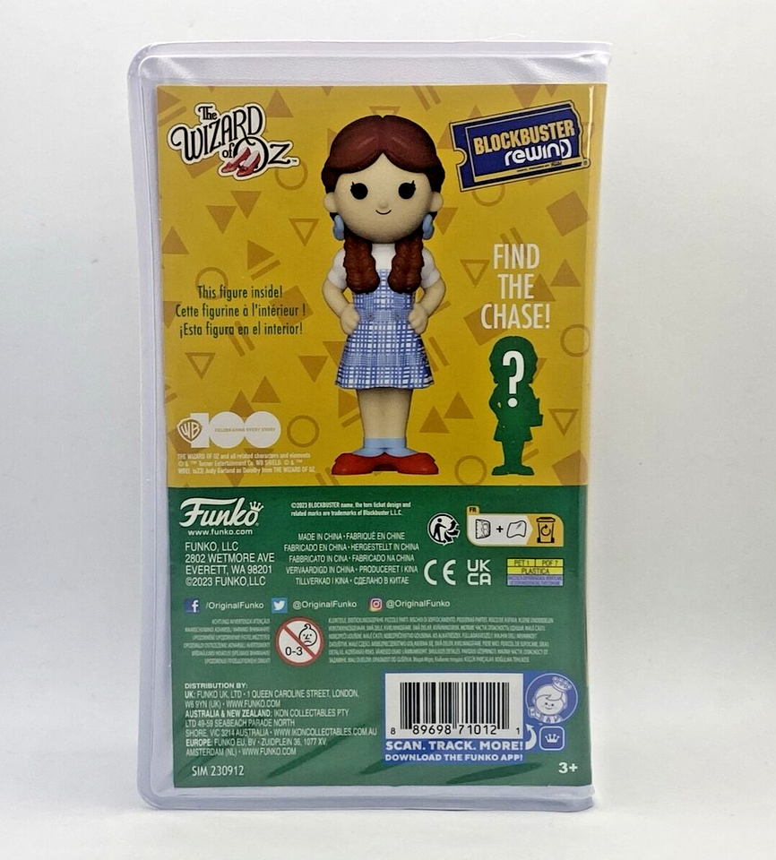 Funko Blockbuster Rewind Retro Wizard of Oz Dorothy w/Toto Funko Blockbuster Rewind Retro Wizard of Oz Dorothy w/Toto