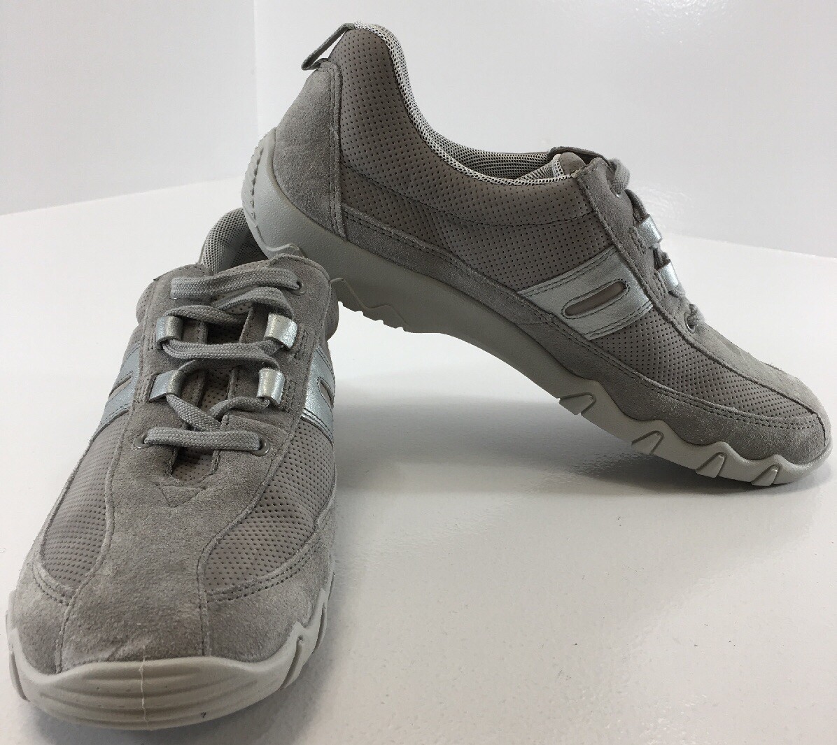 Hotter Womens Leanne Lace Up Sneakers Color Urban Grey Size US:9
