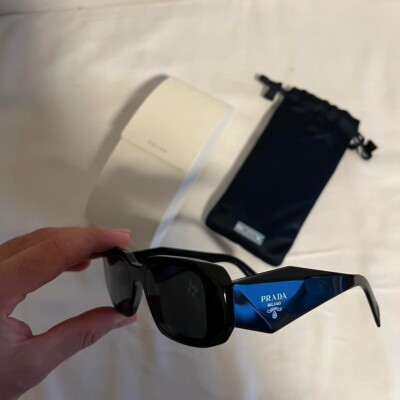PRADA EYEWEAR PR 17WS BLACK SUNGLASSES NIB | eBay