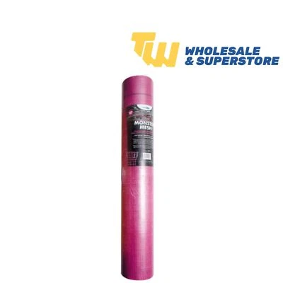Bond It Monster Mesh Render Mesh Pink 50m x 1m Anti Crack 160gsm Glass Fibre - Image 1 of 4