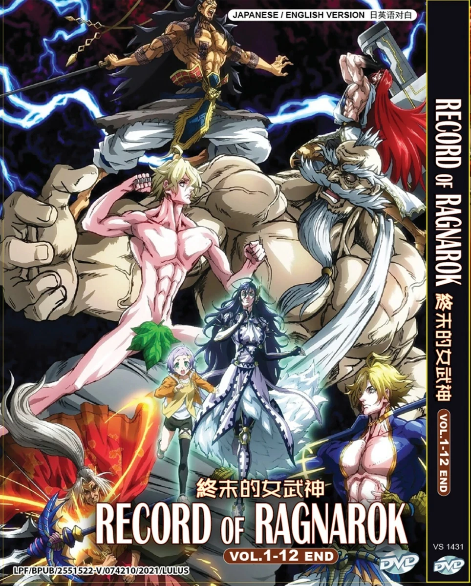 Anime DVD Record of Ragnarok Vol. 1-12 End Shuumatsu no Walküre