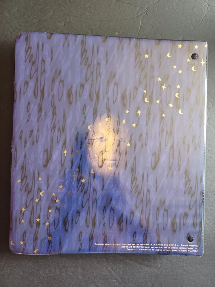 Sandman Trading Cards Set 1-90 -Official Binder- Binder card & 2 Promos - Gaiman - Image 2 of 4