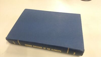#ad Vapour Pressure Of The Elements J.J Carasso Infosearch Limited $14.30