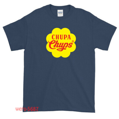 New Chupa Chups Logo Unisex T shirt Funny Size S to XXL