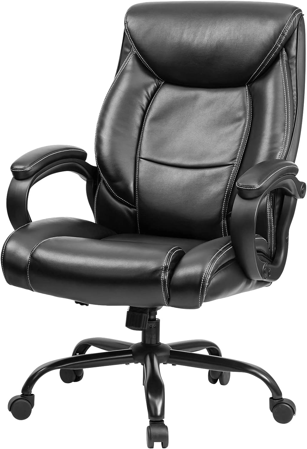 Big and Tall Heavy Duty Wide Seat High Back Office Chair Supports 400Lbs Executive