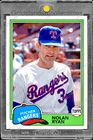Nolan Ryan RARE TOPPS INVESTMENT CARD SSP RANGERS HALL OF FAME MVP MINT