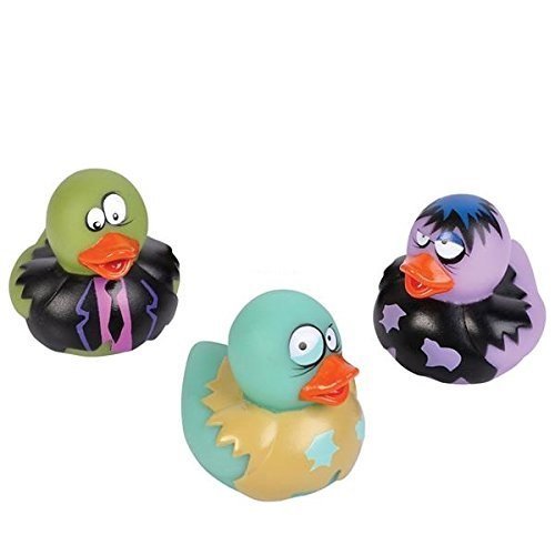 3 Count Zombie Style Rubber Ducks 2 Inches Tall Toy Prank Gag eBay