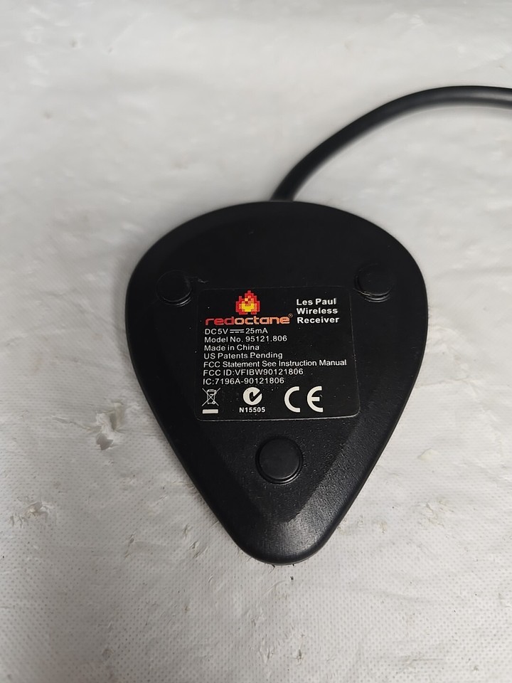 Guitar Hero PS3 Les Paul Wireless Receiver USB Dongle Red Octane Model