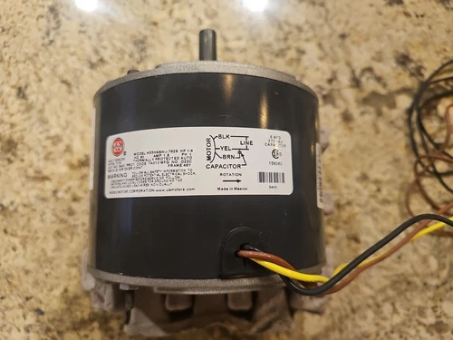 US Motors (Nidec), 3403 .25HP, 1100RPM, 1PH, 208V;230V, 48Y Frame, OEM PART