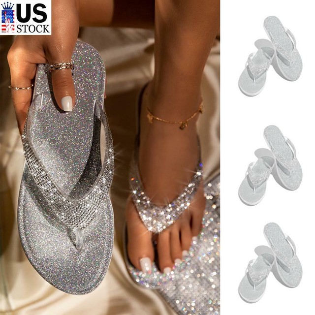 ladies silver sandals size 6