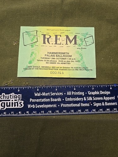 R.E.M. Advertisement 1985