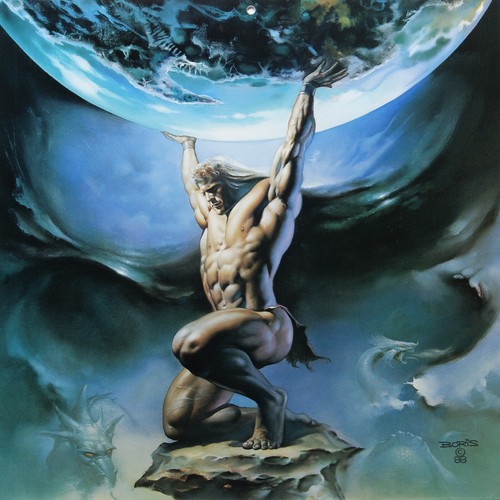 1990 Boris Vallejo's Mythology Calendar - 13 full-color paintings - Picture 3 of 17