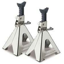 Beta Tools 2 Ton Steel Jack Stand Axle Stand Yellow Orange - Sold As Pair