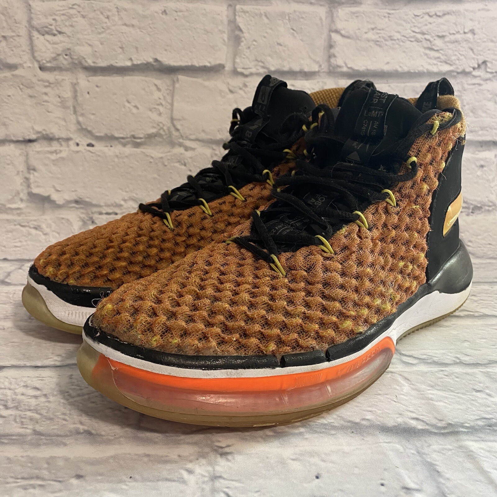 Nike Mens Frank Rudy Alphadunk LOB Basketball Shoes Orange BQ5401800