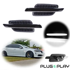 [Plug&Play] Smoked Lens White LED Front Side Marker Lights For 08-09 Pontiac G8