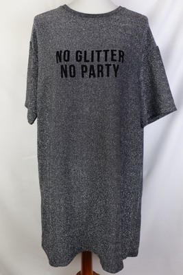 no glitter no party t shirt dress