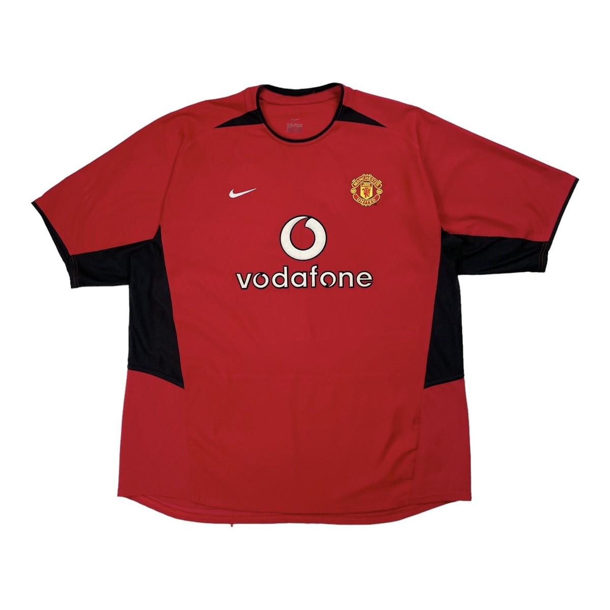 Manchester United Football Shirt 2002-2004 Home Red Jersey