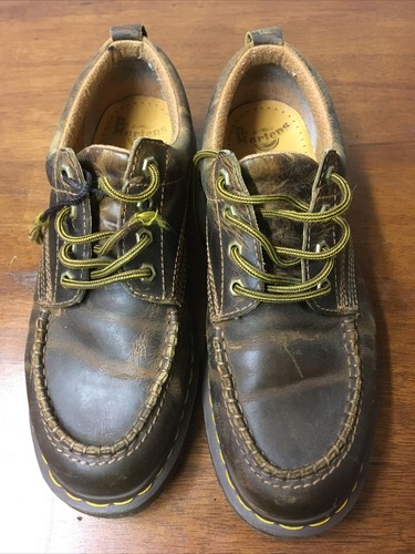 Dr. Martens AW004 Brown Leather Oxfords 